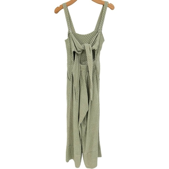 Rue Stic Oakland Wide Leg Jumpsuit in Sage Print Size XS - Picture 4 of 15